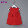 72123 Baby Girl's Red Dress Rabbit Skirt